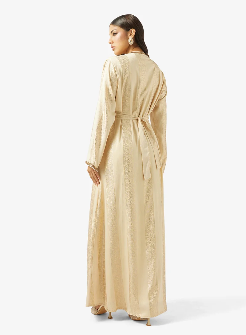 ARABIAN CLOSET LADIES ABAYA 2 PIECE WITH BELT